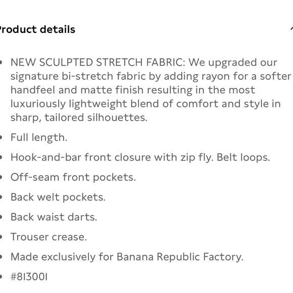 Banana Republic Bootcut Sculpted Stretch Trousers in Afternoon Latte - Picture 7 of 7